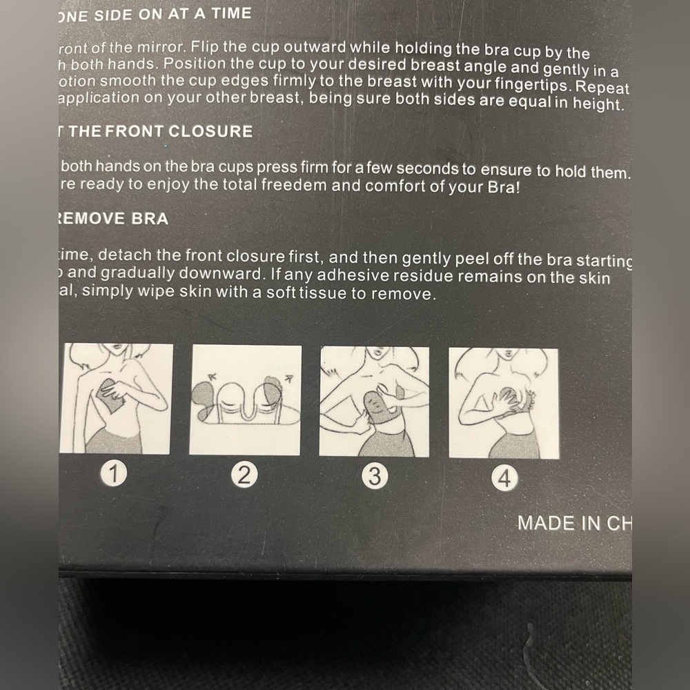 Adhesive Strapless Bra View 2